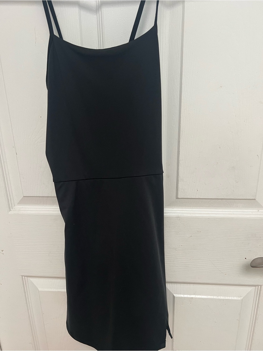 Target Black Slip Dress with Slim Straps